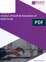 Interior of Earth Formation of Earth Crust Geomorphic Process Continental Drift and Plate Tectonics 751653236350454 PDF
