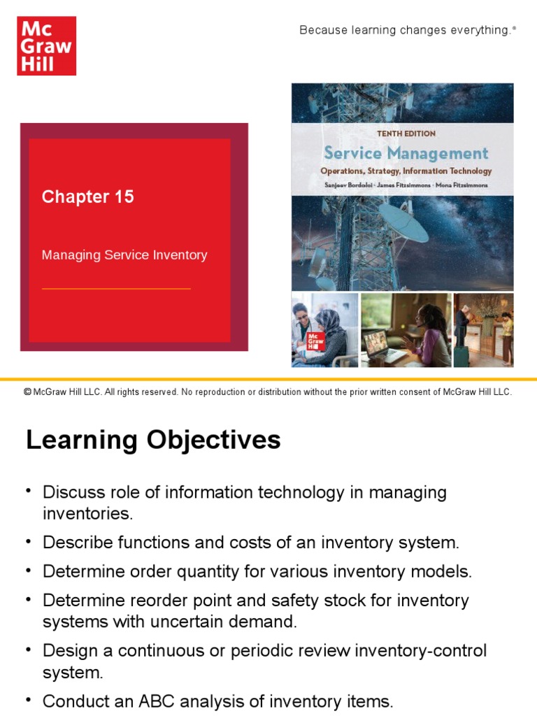 Bordoloi10e Ch15 PPT Accessible | PDF | Inventory | Logistics