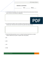 Lesson 6 Chemical Bonding Exercise - PDF
