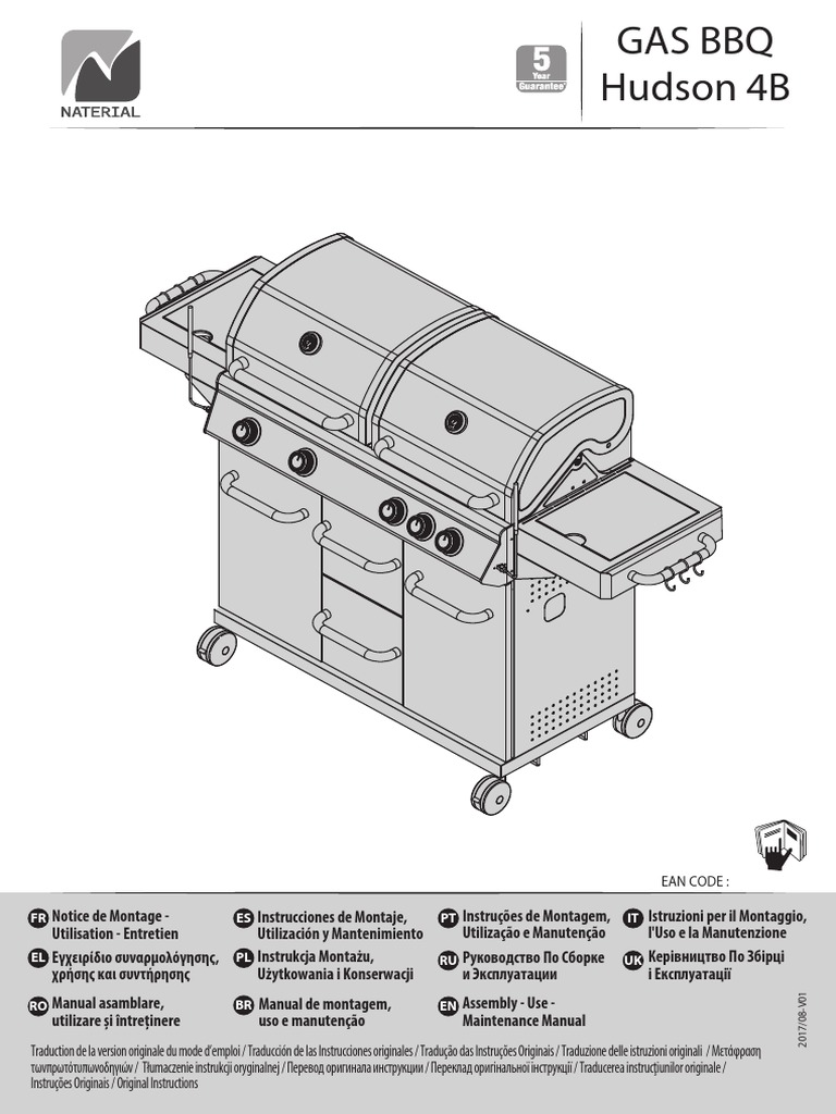 GAS BBQ Hudson 4B PDF | PDF