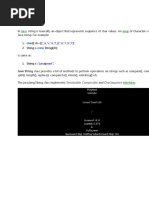 Java String