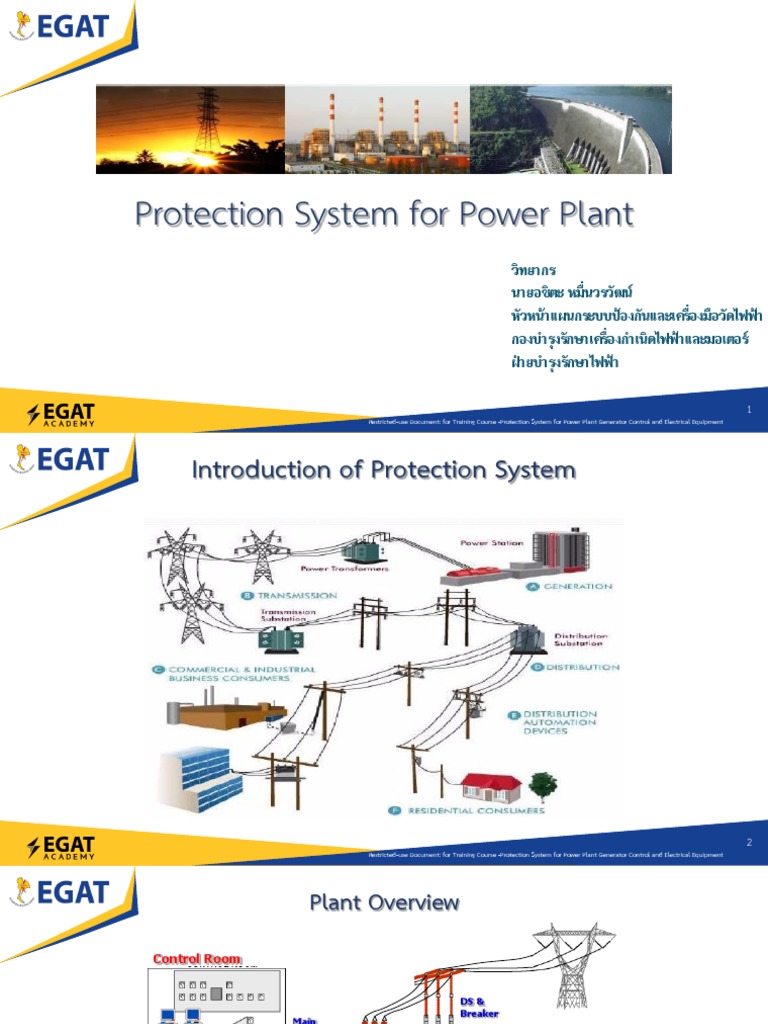 Protection System For Power Plant (Day2) PDF | PDF
