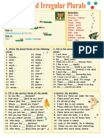 Regular and Irregular Plurals - 39664