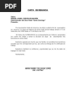 Modelo de Carta de Renuncia