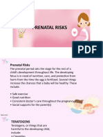 Prenatal Risks