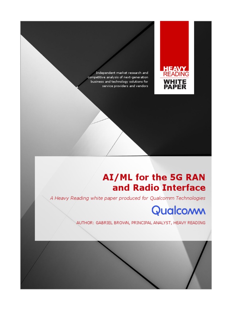 ML For The 5G RAN | PDF