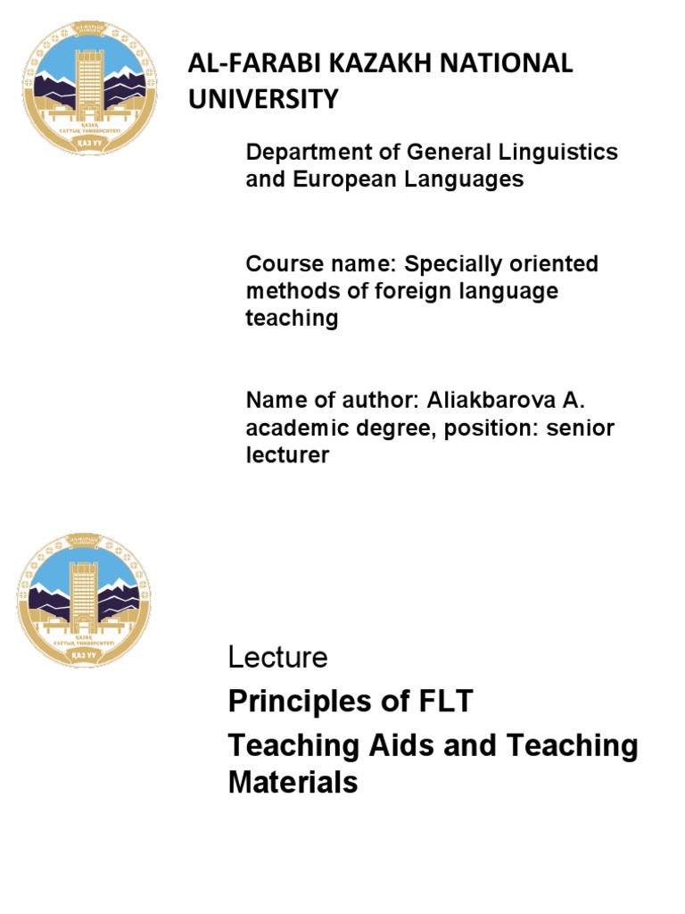 Lecture Teaching aids and teaching materials.ppt PDF