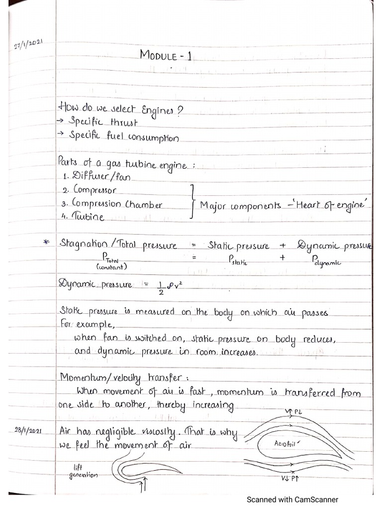 Aero Propulsion - Unit-1,3 | PDF