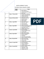 Jadwal Berbagi Takjil