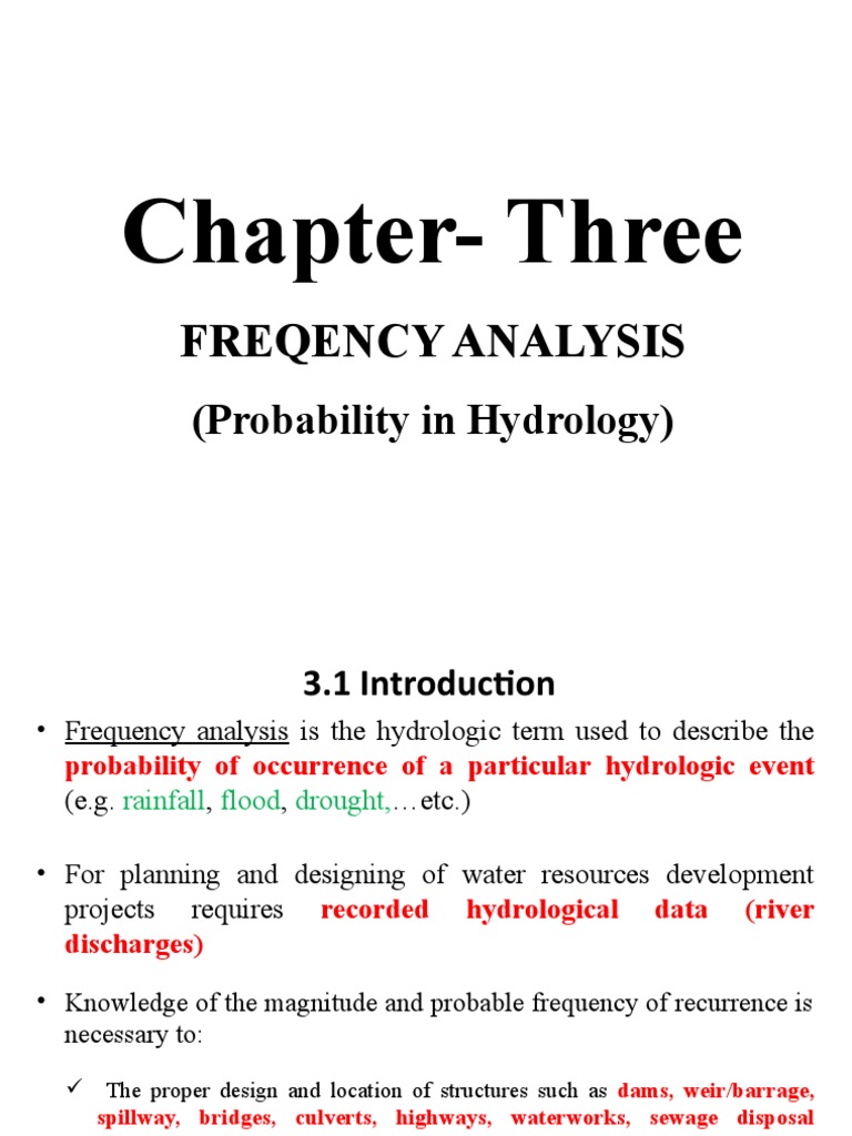 Part 3 Frequency Analysis Pdf