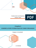 CH ORG Chapitre Nomenclature