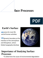 Surface Processes