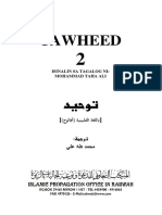 منهج التوحيد - باللغة الفلبينية - - فلبيني تجالوج 2