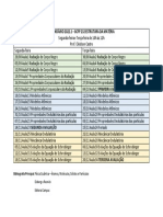 Calendário GCFP 232 Estrutura Matéria