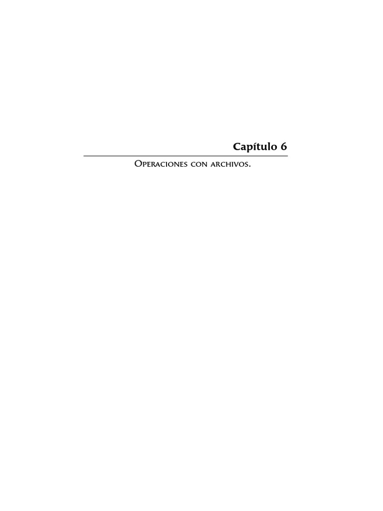 Operaciones y Estructura de Archivos en Linux | PDF