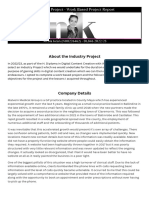 Industry Project - Final Report Nicola Kean n00226462