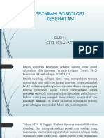 Sejarah Sosiologi Kesehatan