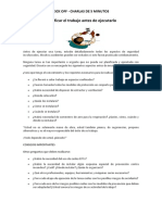 Charla de Seguridad - Kick Off Semana 7 PDF