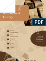 Human Development History Presentation Brown Variant