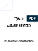 Tema 3. Variable Aleatoria PDF