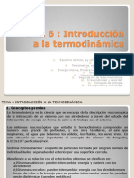 Tema 6 INTRODUCCION A LA TERMODINÁMICA PDF