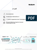 Fundamentos Matemáticos II. Sistemas de ecuaciones lineales