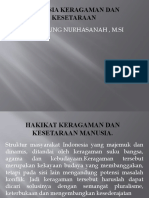 MANUSIA KERAGAMAN Dan KESETARAAN