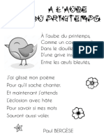 À L'aube Du Printemps À L'école de Barbara - Pub PDF