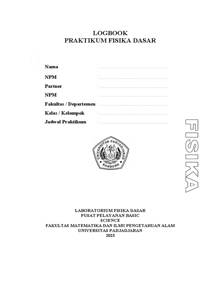 Cover Logbook | PDF