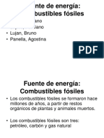 Combustibles fósiles: petróleo, carbón y gas natural