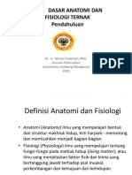 Materi1 - MkDasarAnatomiFisiologiTernak (AbraniSulaiman, 2020) PDF