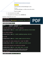 Configuration Des Services de Bases PDF