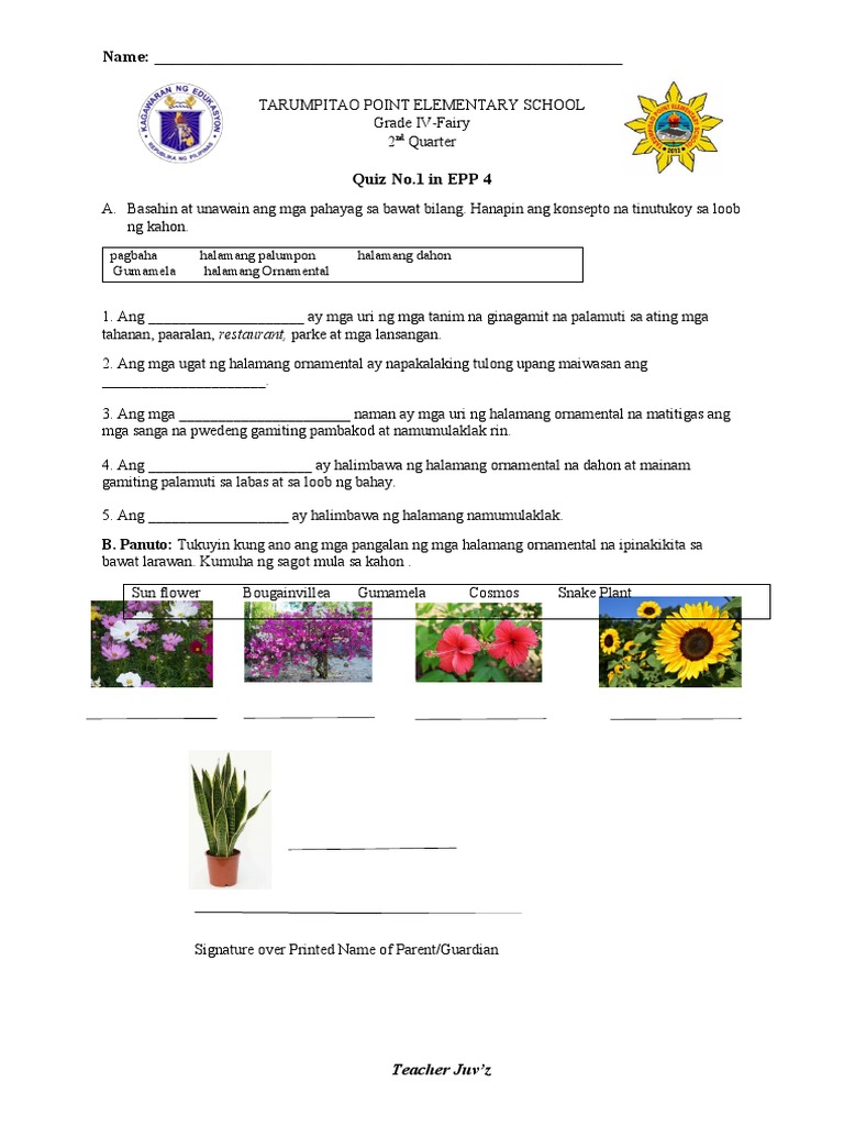 EPP Week 1 | PDF