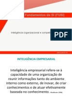 Inteligência Organizacional e Competitiva