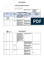 Planificación Trimestral 2023 - Segundo Medio