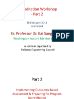 Implementing Outcome Based Assessment Preparing For Program Accreditation - Part 2