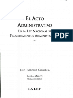Comadira - Acto Administrativo - Concepto PDF
