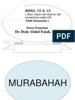 Modul 12 & 13 (Murabahah, Sharf, Salam Dan Istishna') PDF