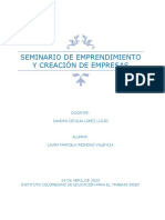 Seminario de emprendimiento y creación de empresas