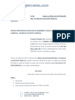 Subsano El Comprobante de Pago de Copia de Actuados Certificadas y Resolución.