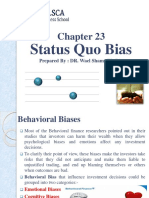 Chapter 23 - Status Quo Bias PDF