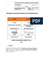 PRG-SST-007 Programa de Vigilancia Epidemiologica Osteomuscular