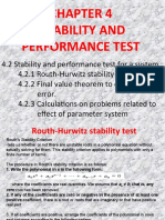 Routh-Hurwitz Stability Test