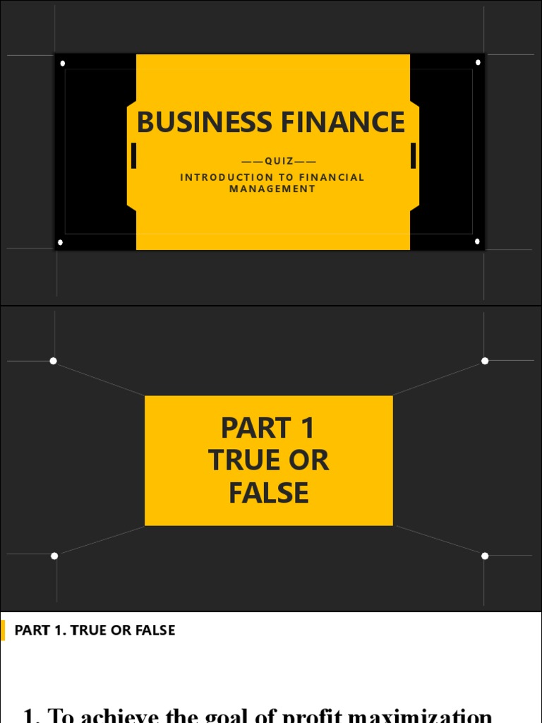 Finance intelligence overview