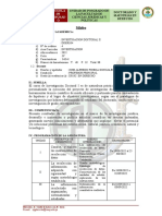 Silabo de Investigacion Doctoral I