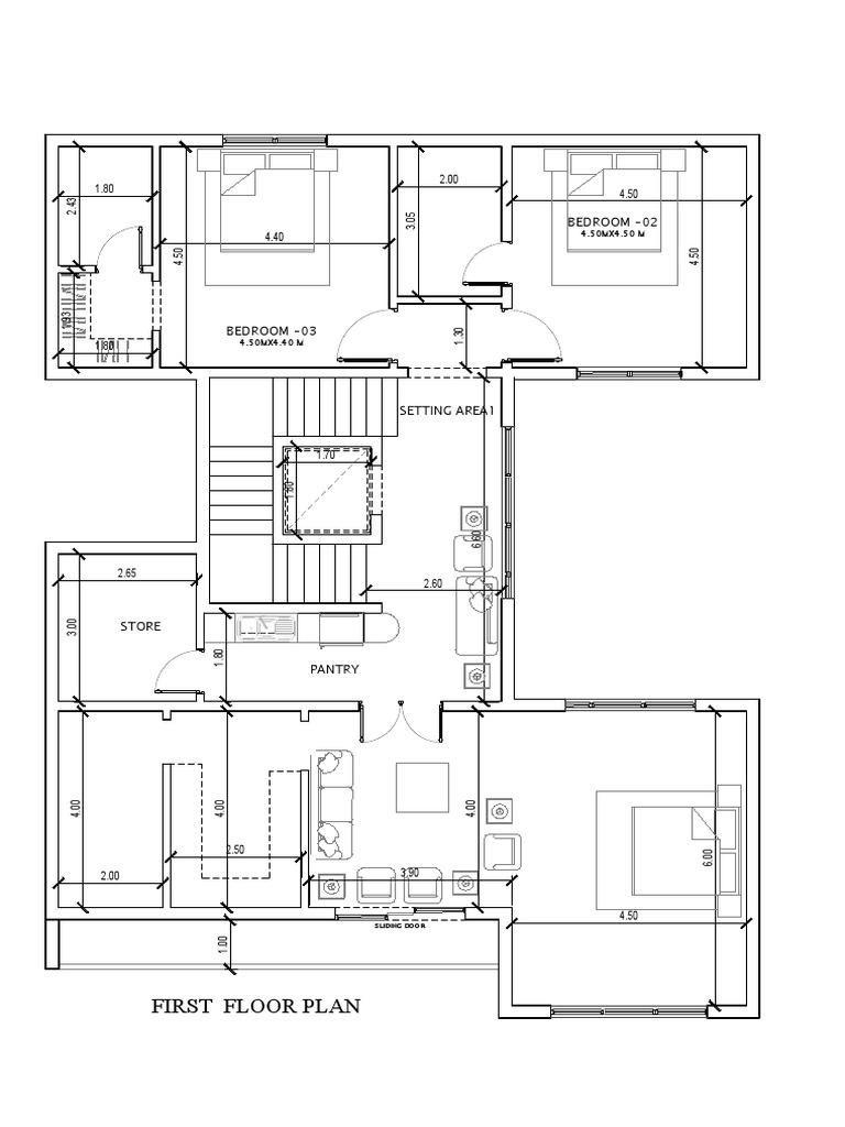 First Floor Plan PDF | PDF