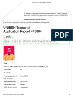 Transcript Application Data PDF