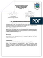 Anemia Ferropénica - Caso Clínico 6to Semestre PDF