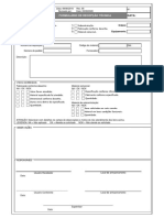 Formulário para Recepção Técnica REV 05 PDF