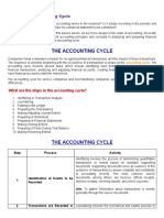 The Accounting Cycle